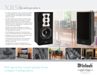 McIntosh XR-50 - Brochure 